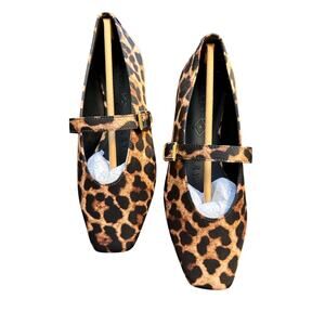 Katy Perry Women's The Evie Mary Jane Ballet Flats Cheetah Size 5.5 New in Box!